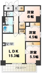 ル・マージュ新町の物件間取画像